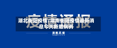 湖北衡阳疫情/湖南衡阳疫情最新消息今天新增病例
