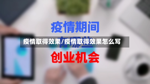 疫情取得效果/疫情取得效果怎么写