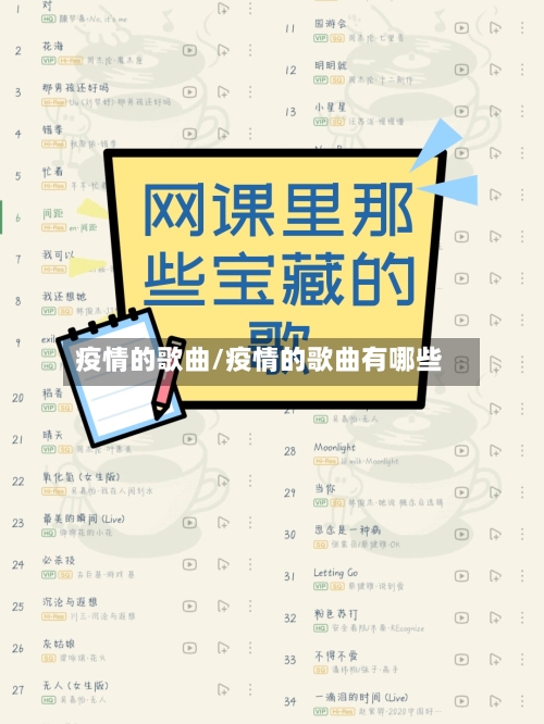疫情的歌曲/疫情的歌曲有哪些