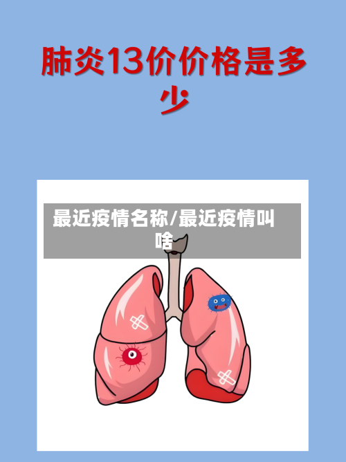 最近疫情名称/最近疫情叫啥