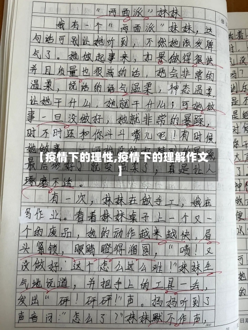 【疫情下的理性,疫情下的理解作文】